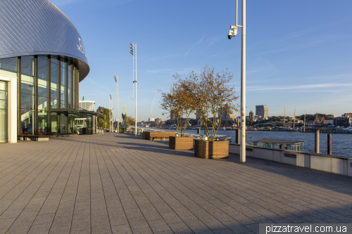 Hamburg viewpoint near the theater