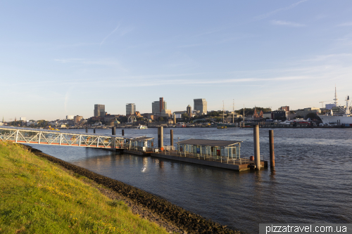 Hamburg viewpoint near the theater