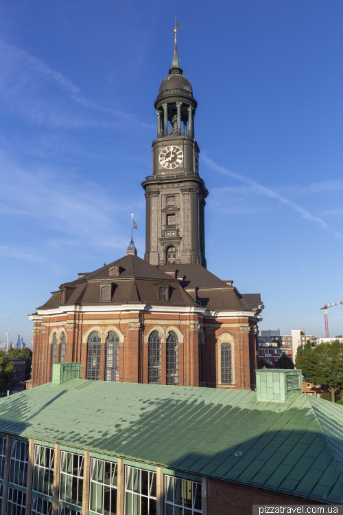 Lookout platform at St. Michael's Church in Hamburg