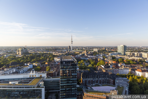 Lookout platform at St. Michael's Church in Hamburg