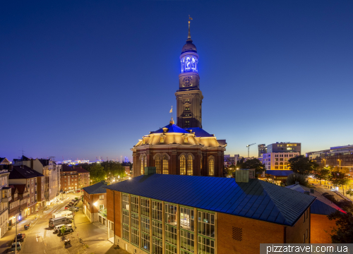 Lookout platform at St. Michael's Church in Hamburg