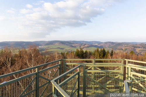 Lookout tower on Wilzenberg mountain (Wilzenbergturm)