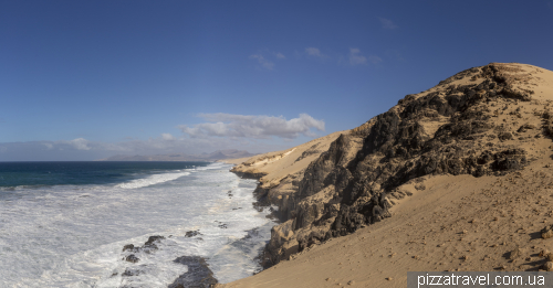 Star Wars in the dunes of El Jable in Fuerteventura