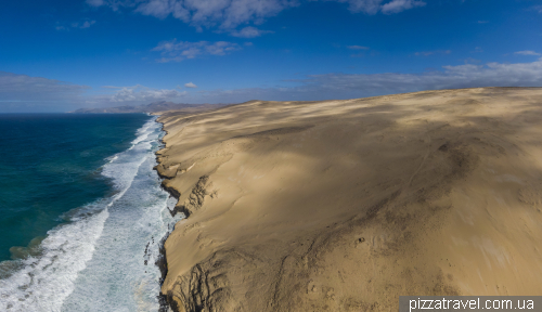 Star Wars in the dunes of El Jable in Fuerteventura