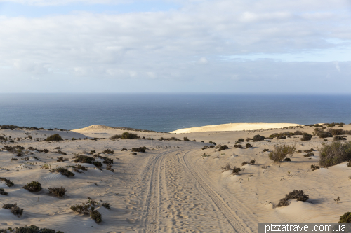 Star Wars in the dunes of El Jable in Fuerteventura