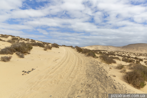 Star Wars in the dunes of El Jable in Fuerteventura