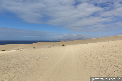 Star Wars in the dunes of El Jable in Fuerteventura