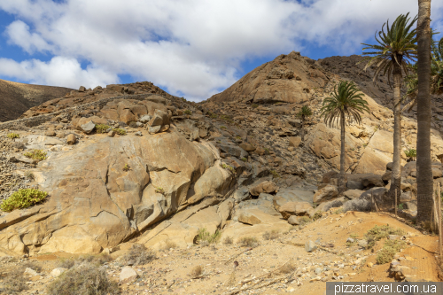 Canyon of the Peñitas (Barranco de las Peñitas) in Fuerteventura