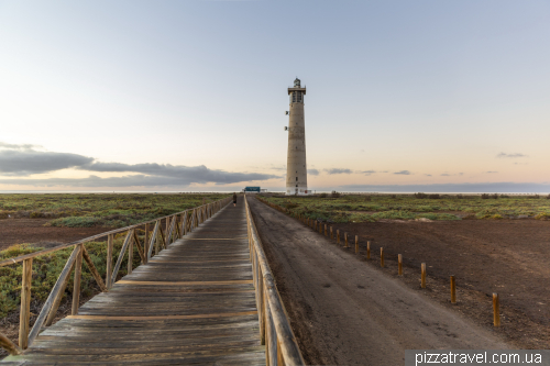 Morro Jable Lighthouse (Faro de Morro Jable) in Fuerteventura