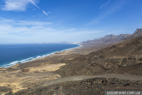 Cofete beach in Fuerteventura