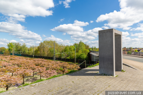 Memorial to the victims of the train crash near Eschede (Gedenkstätte ICE-Unglücksstelle)