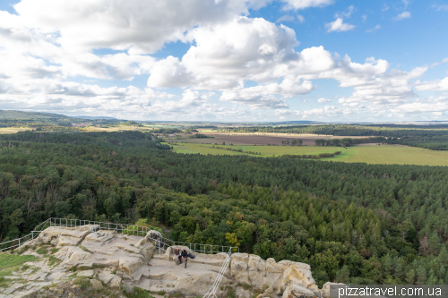 Ruins of Regenstein Castle in the Harz Mountains (Burg Regenstein)