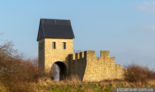 The ruins of the royal palace of Werla (Königspfalz Werla)