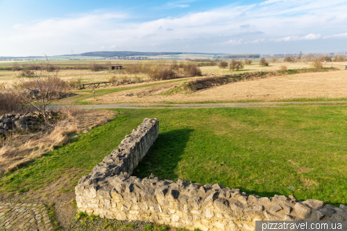 The ruins of the royal palace of Werla (Königspfalz Werla)