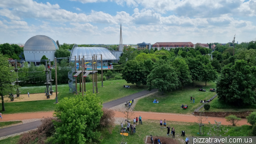 Эльбауенпарк в Магдебурге (Elbauenpark)