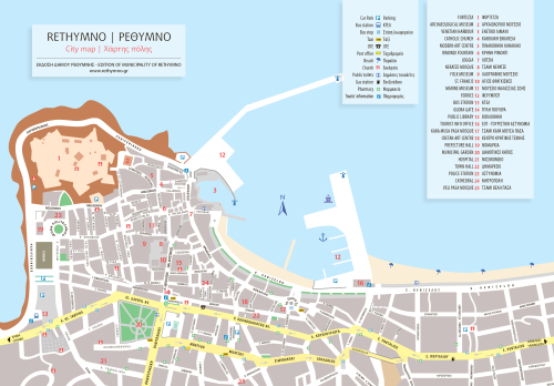 Map of Rethymnon