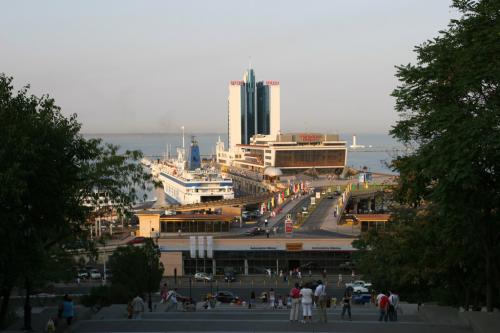 Odessa sea port. Odessa hotel