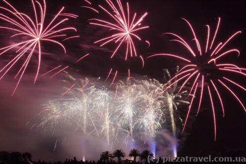 Fireworks festival in Hannover