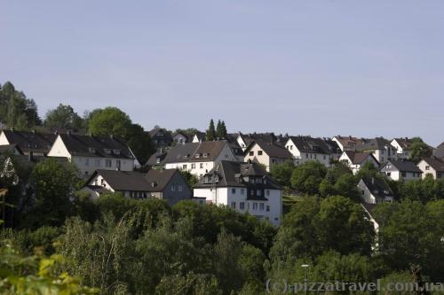 Houses in Attendorn are typical for this region.