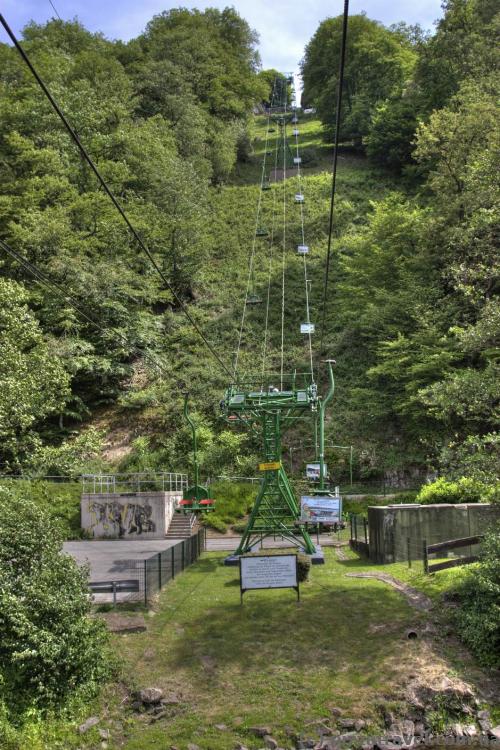 Cable car to the Burg Castle