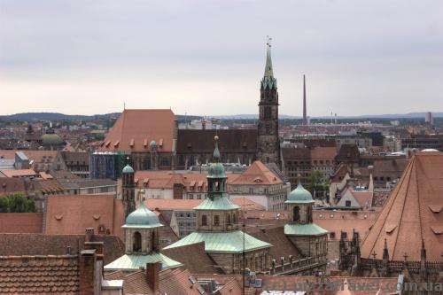 View of the old city from Burg (Nuremberg РЎastle) 