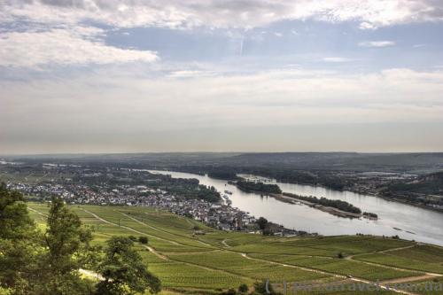 Вид на Рейн від статуї 