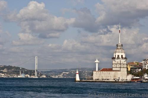 On the way to Princes' Islands - Maiden tower
