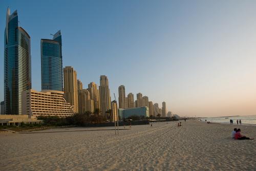 Beach in Dubai Marina