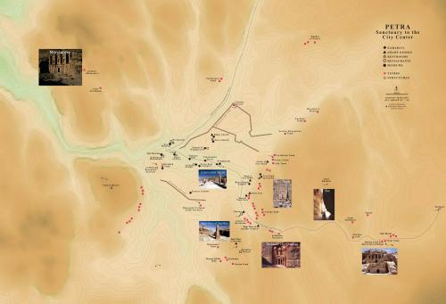 Map of Petra