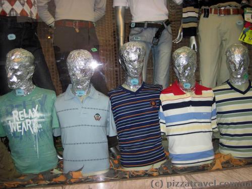 Funny mannequins in Aqaba