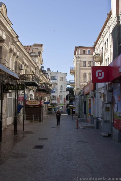 Street behind the Crimea Hotel
