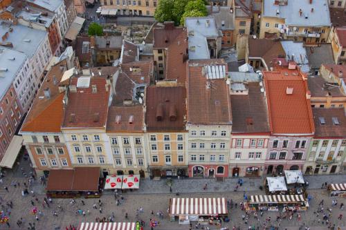 View from the Lviv City Hall tower